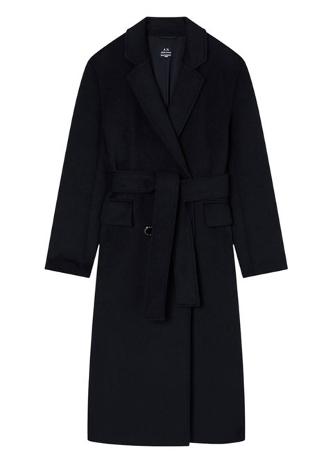 Wool Blend Belted Coat ARMANI EXCHANGE | coats | XW000691 AF16206UC001